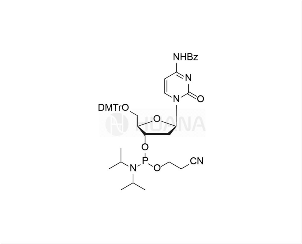 DMTr-dC ((Bz)-3'-CE-Fosforamidit CAS:102212-98-6 oligonükleotid sentezi DNA fosforamidit dC ((Bz) üreticisi