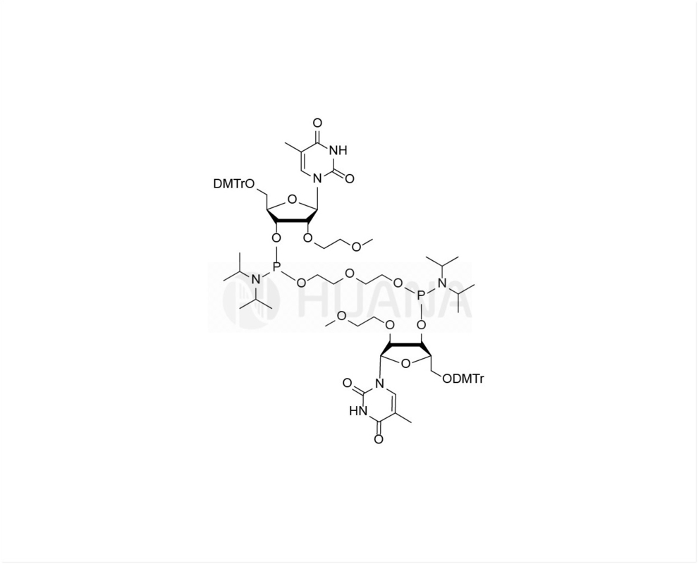di ((5'-O-DMTr-2'-O-MOE-rT-3'-oxy) - ((oxybis ((etan-1,2-diyl)) -bis ((diisopropilfosforamidit))